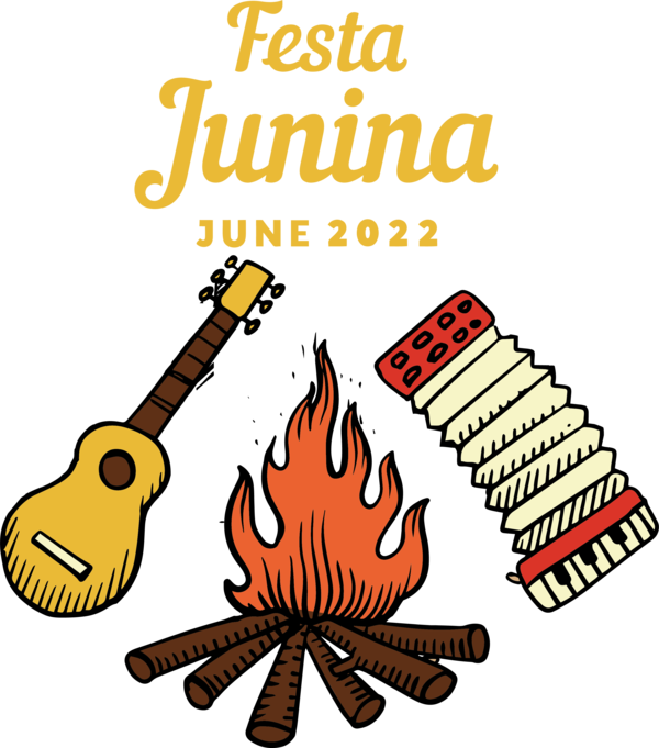Transparent Festa Junina Festival Design Drawing for Brazilian Festa Junina for Festa Junina
