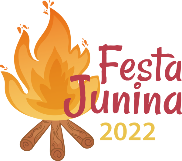 Transparent Festa Junina Logo Flower for Brazilian Festa Junina for Festa Junina