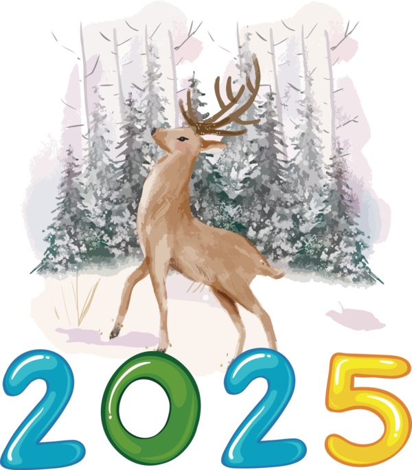 Transparent New Year calendar Julian calendar Maya calendar for Happy New Year 2025 for New Year