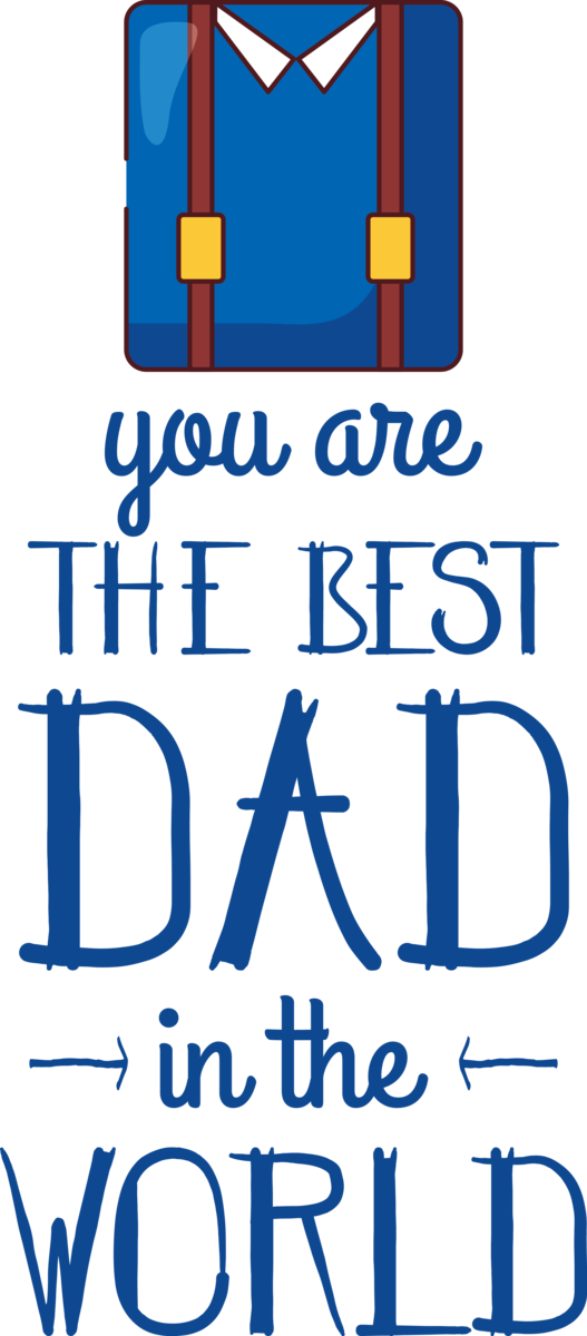 Transparent Father's Day Design Logo Number for Happy Father's Day for Fathers Day