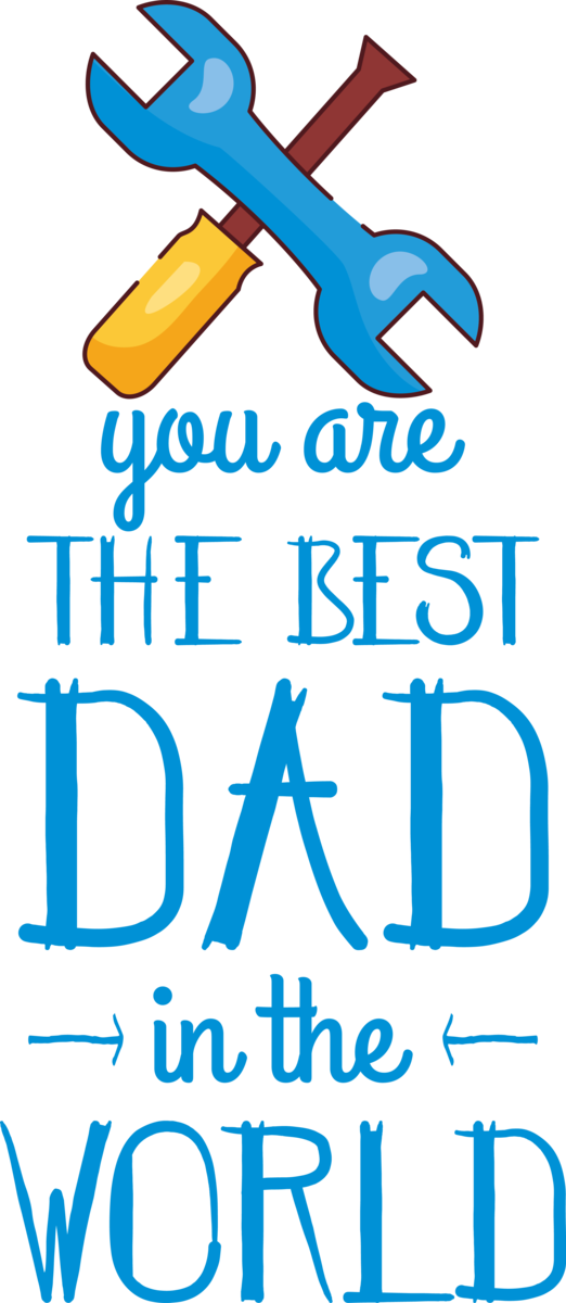 Transparent Father's Day Logo Line Geometry for Best Dad for Fathers Day