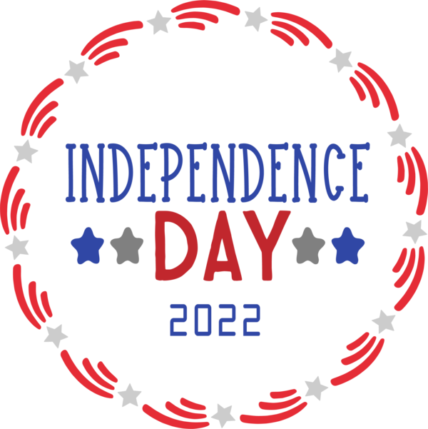 Transparent US Independence Day Logo Organization Line for 4th Of July for Us Independence Day