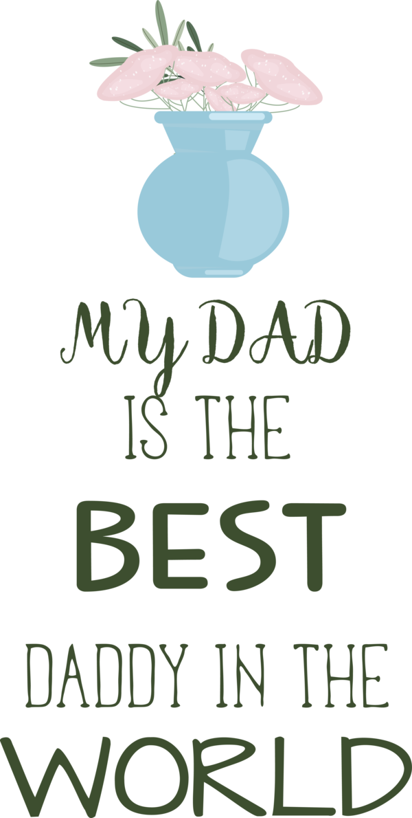 Transparent Father's Day Plant Tree Font for Happy Father's Day for Fathers Day