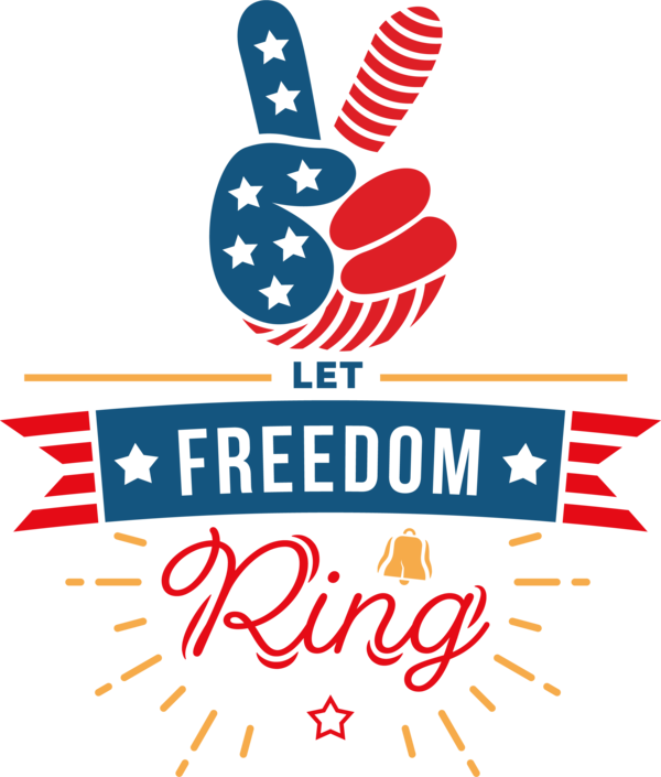 Transparent US Independence Day Christmas Drawing Painting for Let Freedom Ring for Us Independence Day