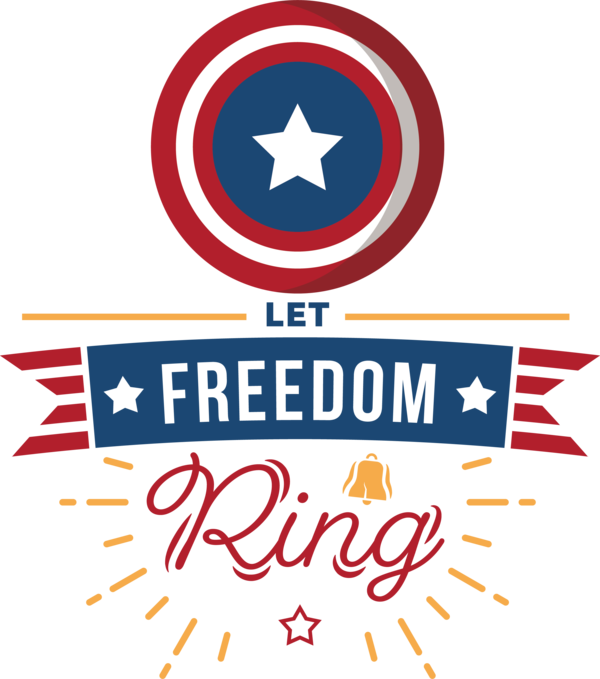 Transparent US Independence Day Independence Day Logo Design for Let Freedom Ring for Us Independence Day