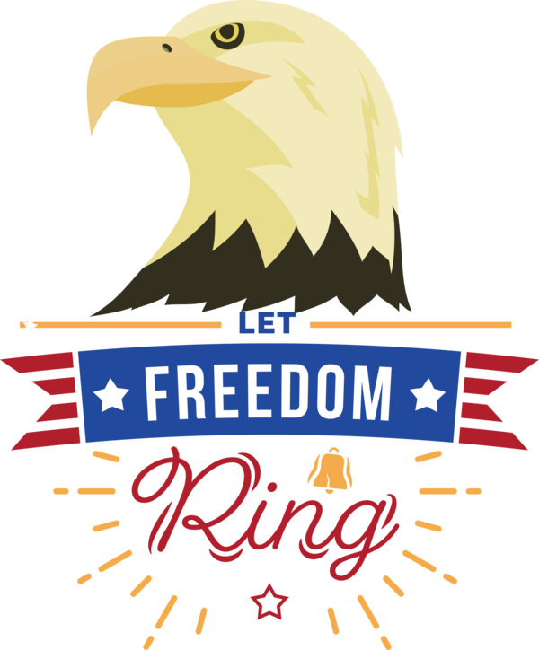 Transparent US Independence Day Eagle Royalty-free Vector for Let Freedom Ring for Us Independence Day