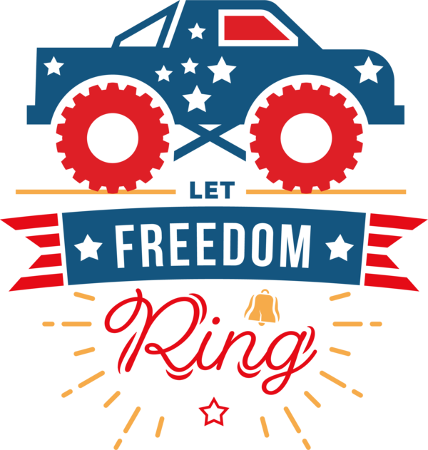 Transparent US Independence Day Family  Design for Let Freedom Ring for Us Independence Day