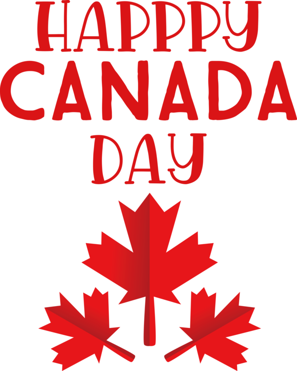Transparent Canada Day Leaf Maple leaf Flag for Happy Canada Day for Canada Day