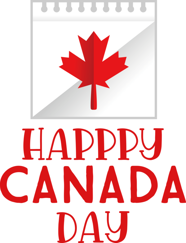 Transparent Canada Day Canadian Press Leaf for Happy Canada Day for Canada Day