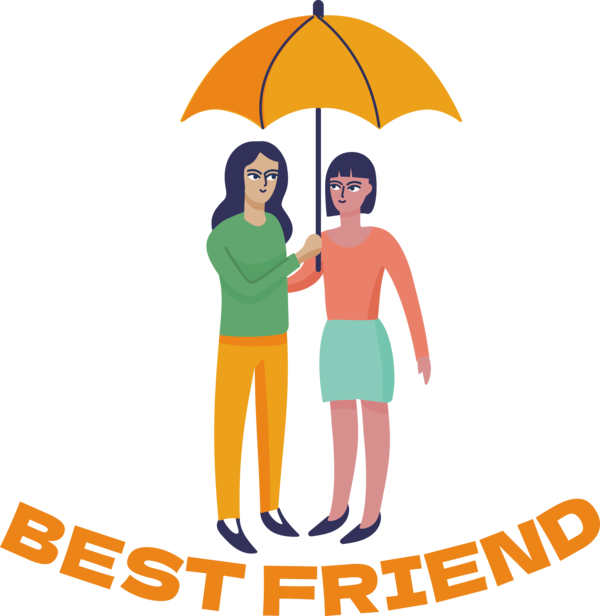 Transparent International Friendship Day Human Cartoon Logo for Friendship Day for International Friendship Day