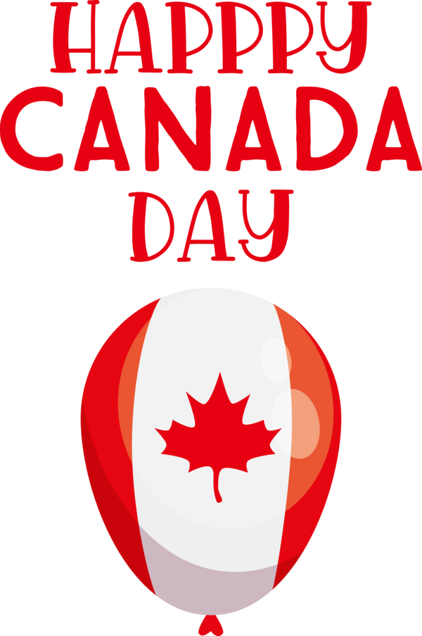 Transparent Canada Day Logo Line Geometry for Happy Canada Day for Canada Day