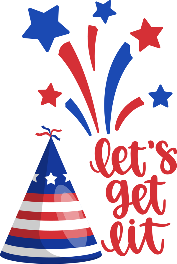 Transparent US Independence Day Fireworks Logo Icon for Let Freedom Ring for Us Independence Day