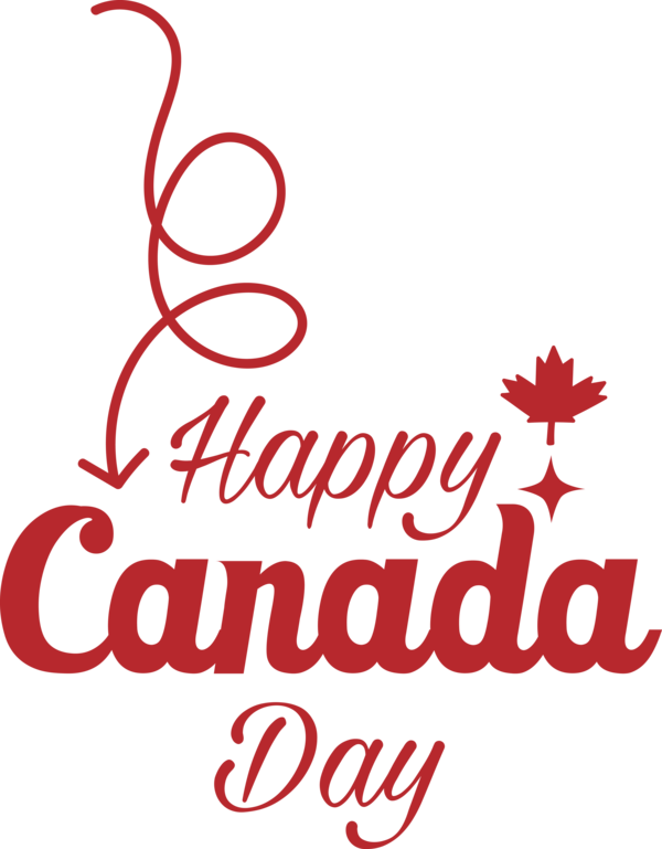 Transparent Canada Day Christmas Christmas decoration Logo for Happy Canada Day for Canada Day