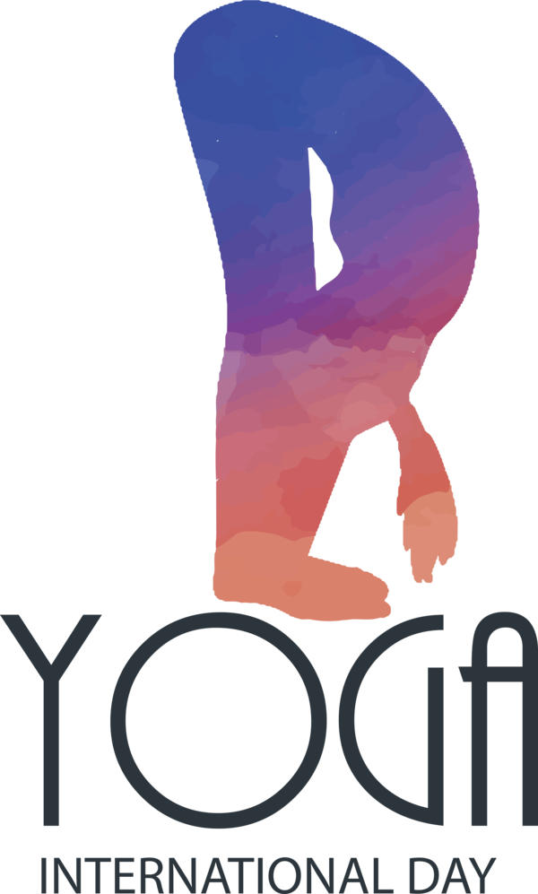Transparent Yoga Day Design Logo Poster for Yoga for Yoga Day
