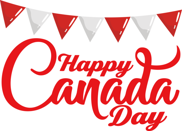 Transparent Canada Day Design Logo Line for Happy Canada Day for Canada Day