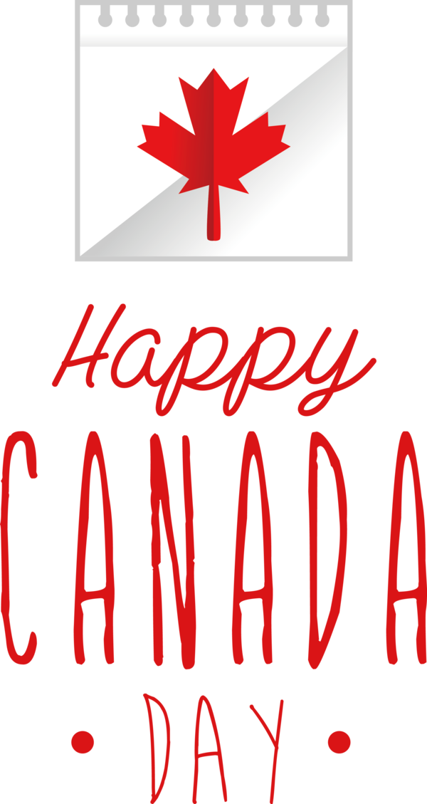 Transparent Canada Day Logo Flower Design for Happy Canada Day for Canada Day