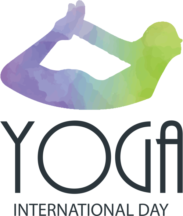 Transparent Yoga Day Logo Design Drawing for Yoga for Yoga Day