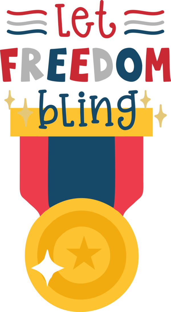 Transparent US Independence Day Logo Design Yellow for Let Freedom Ring for Us Independence Day