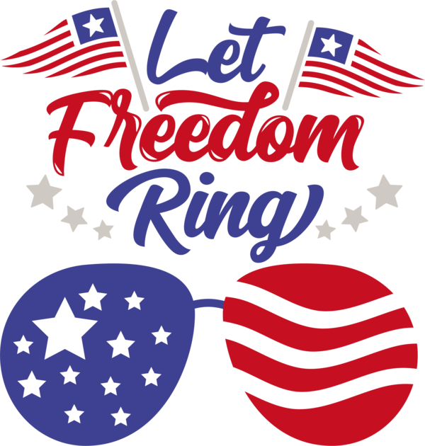 Transparent US Independence Day Line Geometry Mathematics for Let Freedom Ring for Us Independence Day