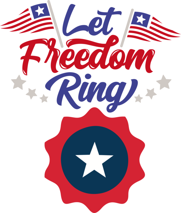 Transparent US Independence Day Logo Design Political party for Let Freedom Ring for Us Independence Day