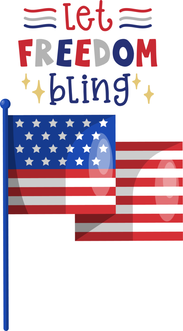 Transparent US Independence Day United States Flag of the United States Flag for Let Freedom Ring for Us Independence Day