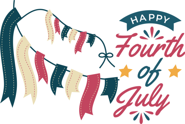 Transparent US Independence Day Text Drawing Design for 4th Of July for Us Independence Day
