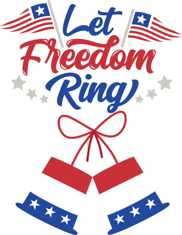Transparent US Independence Day Logo Design Line for Let Freedom Ring for Us Independence Day