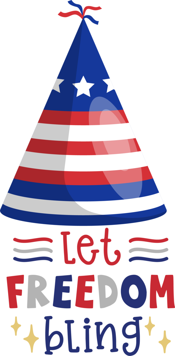 Transparent US Independence Day Christmas Christmas Tree Tree for Let Freedom Ring for Us Independence Day