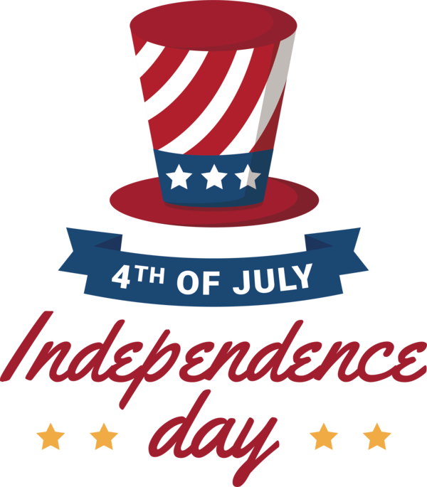 Transparent US Independence Day Logo Line Geometry for 4th Of July for Us Independence Day