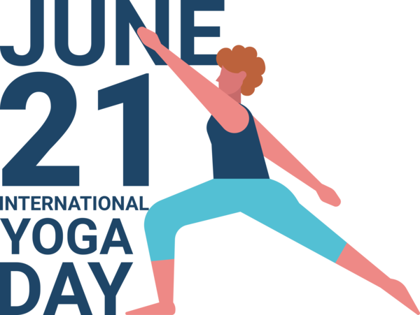 Transparent Yoga Day Stretching Exercise Logo for Yoga for Yoga Day