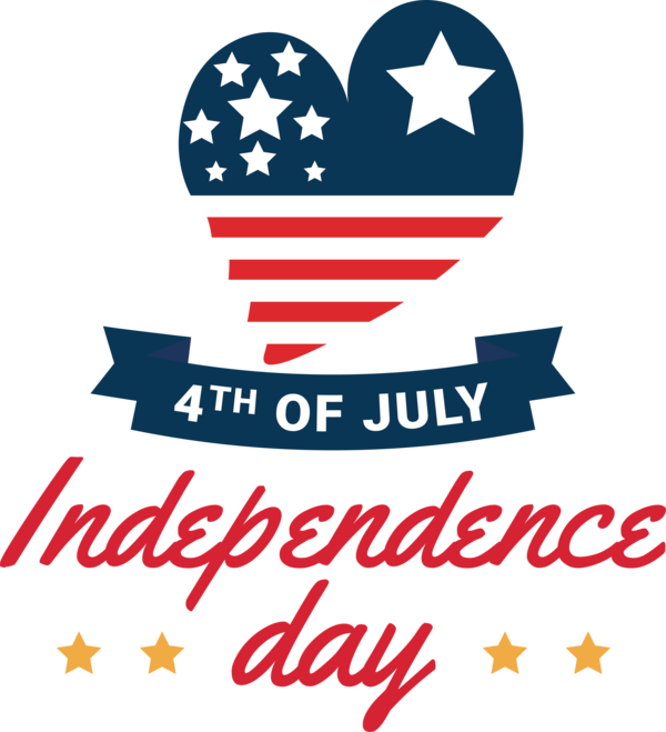 Transparent US Independence Day Logo  Drawing for 4th Of July for Us Independence Day