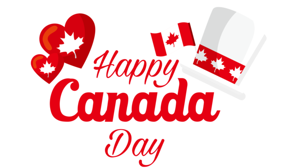 Transparent Canada Day Fanlala Logo Text for Happy Canada Day for Canada Day