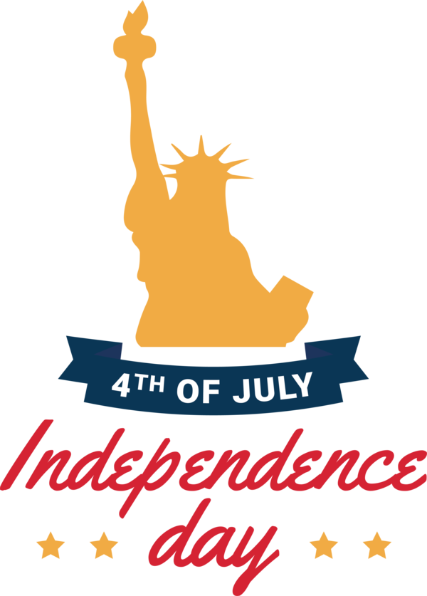 Transparent US Independence Day Logo Line CHEP for 4th Of July for Us Independence Day