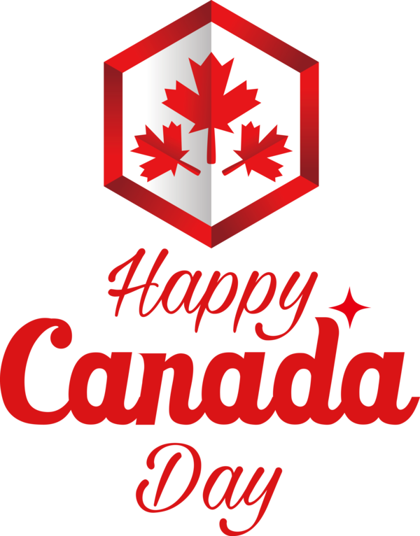 Transparent Canada Day Fanlala Logo Sign for Happy Canada Day for Canada Day