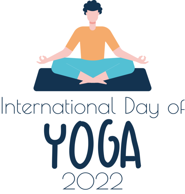 Transparent Yoga Day Human Furniture Logo for Yoga for Yoga Day