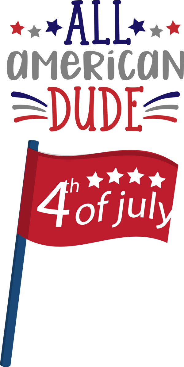 Transparent US Independence Day Logo Banner Text for 4th Of July for Us Independence Day