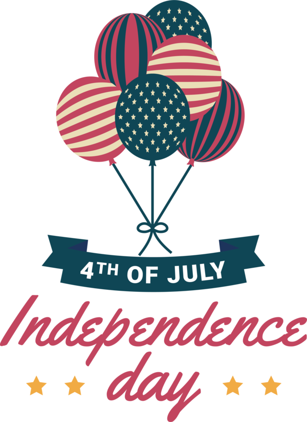 Transparent US Independence Day Logo Drawing Line art for 4th Of July for Us Independence Day