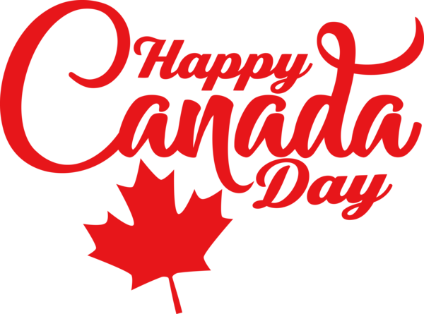 Transparent Canada Day Love Logo Design for Happy Canada Day for Canada Day