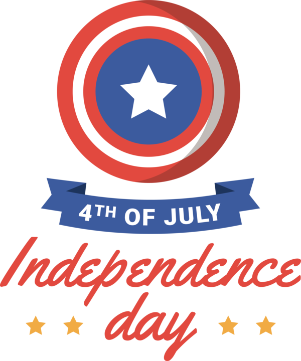 Transparent US Independence Day Logo Sign Design for 4th Of July for Us Independence Day