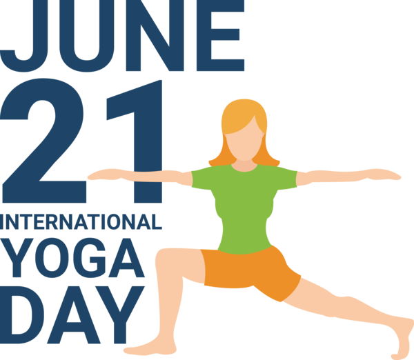Transparent Yoga Day Exercise Human Physical fitness for Yoga for Yoga Day