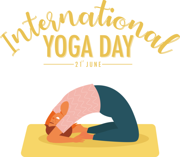 Transparent Yoga Day Logo Design Line for Yoga for Yoga Day