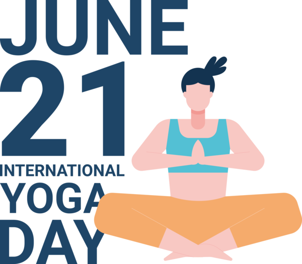 Transparent Yoga Day Human Logo Film festival for Yoga for Yoga Day
