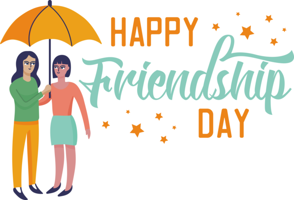 Transparent International Friendship Day Human Logo Behavior for Friendship Day for International Friendship Day