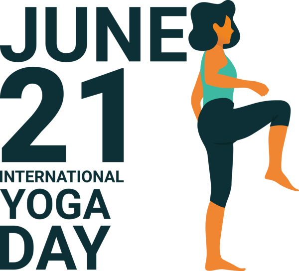 Transparent Yoga Day Human Exercise for Yoga for Yoga Day
