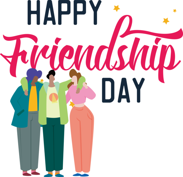 Transparent International Friendship Day T-Shirt Logo major for Friendship Day for International Friendship Day