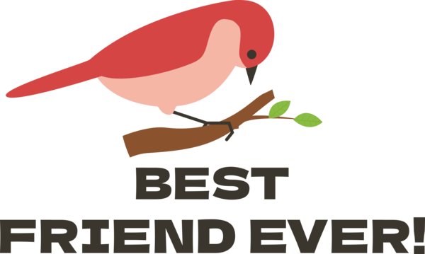 Transparent International Friendship Day Birds Logo Cartoon for Friendship Day for International Friendship Day