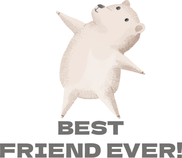 Transparent International Friendship Day Rodents Bears Pig for Friendship Day for International Friendship Day