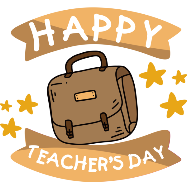 Transparent World Teacher's Day Logo Commodity Yellow for Teachers' Days for World Teachers Day
