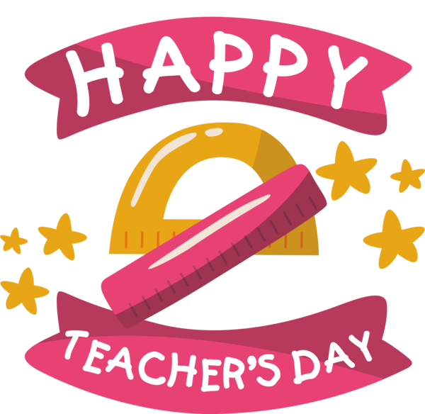 Transparent World Teacher's Day Logo Line Number for Teachers' Days for World Teachers Day