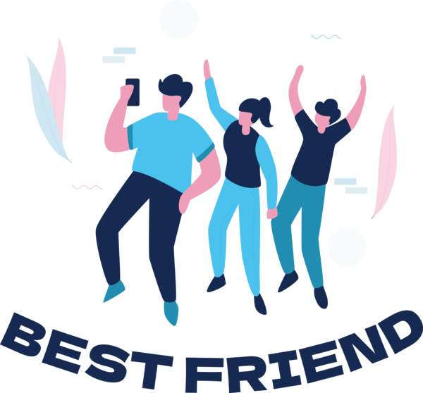 Transparent International Friendship Day Logo calendar Design for Friendship Day for International Friendship Day